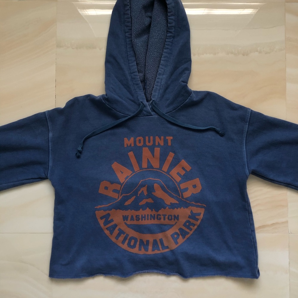 Mount Rainier Crop Sweatshirt